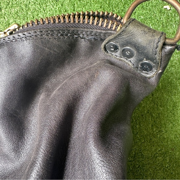 John Varvatos Large Leather Black Duffle bag - Picture 6 of 7